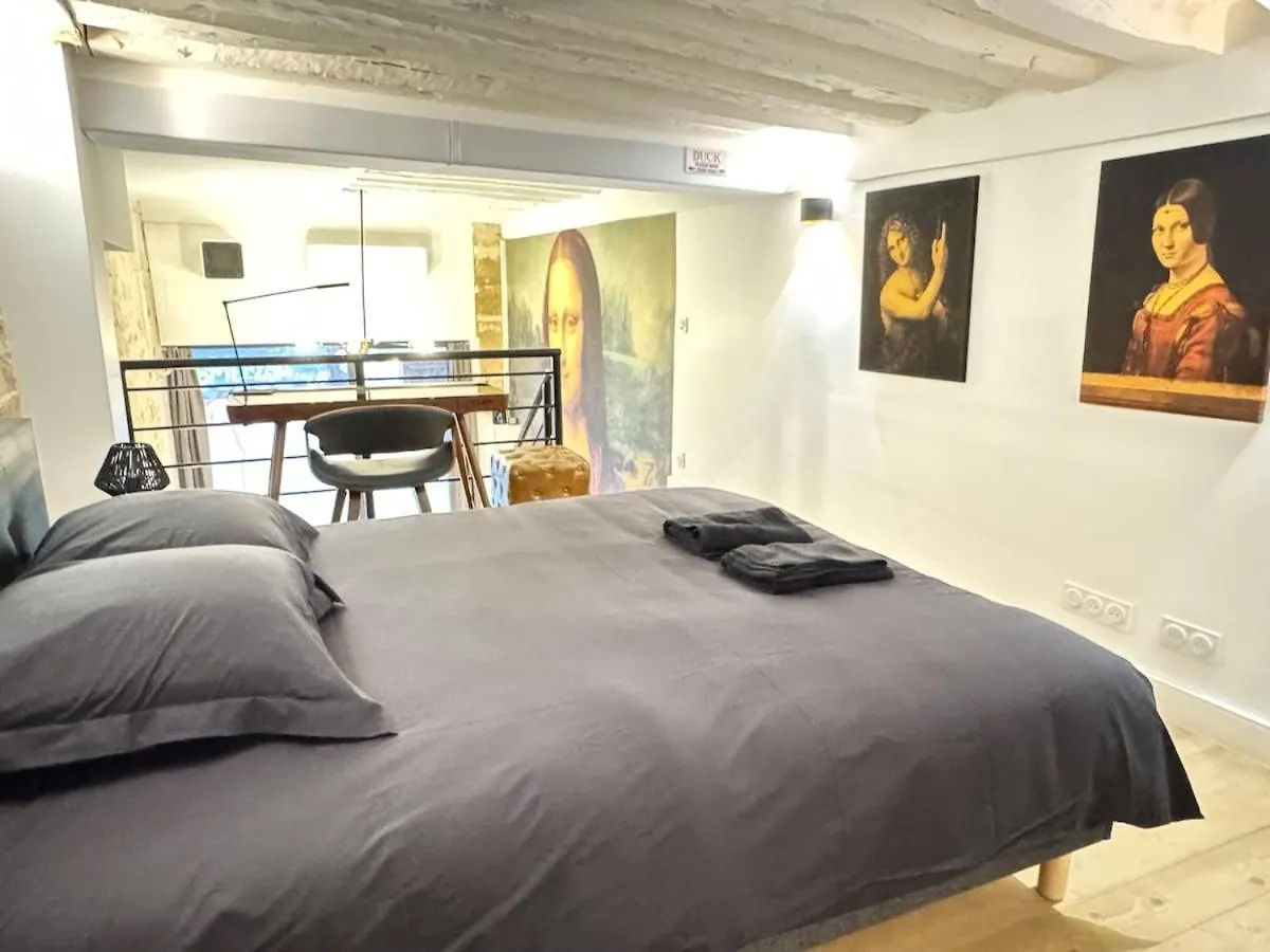 Mona Lisa - 110 M2 Luxury Flat In Le Marais - Ac Apartment Paris